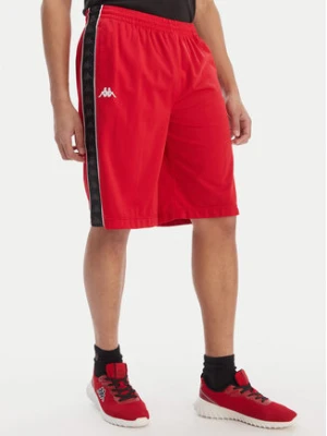 Kappa Szorty sportowe Banda Treadwellz 304KQ20 Czerwony Regular Fit