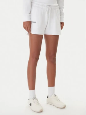 Kappa Szorty sportowe Fefra 351K2RW Biały Regular Fit