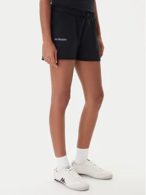 Kappa Szorty sportowe Fefra 351K2RW Czarny Regular Fit