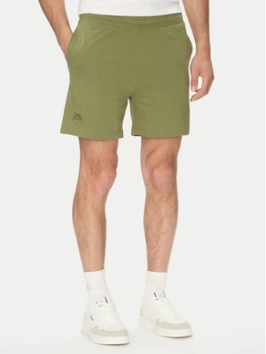 Kappa Szorty sportowe Logo Korpo Cabas 303HZE0 Khaki Regular Fit