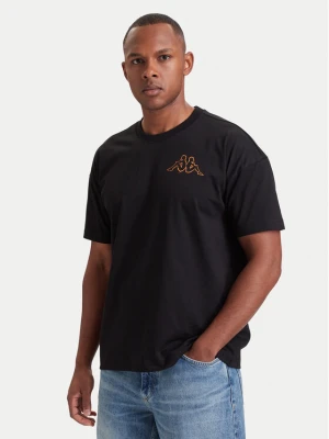 Kappa T-Shirt 322M1CW Czarny Comfort Fit