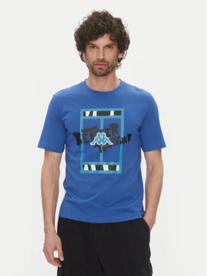 Kappa T-Shirt 351U8JW 741 Niebieski Regular Fit