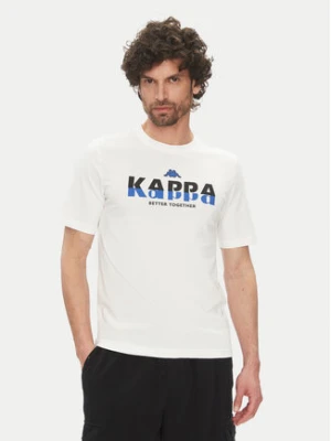 Kappa T-Shirt 351U8KW 001 Biały Regular Fit
