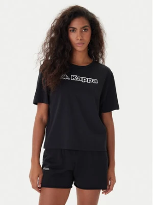Kappa T-Shirt Frega 351M1KW Czarny Regular Fit