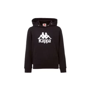 Kappa Taino Kids Hoodie 705322J-19-4006, Dla chłopca, Czarne, bluzy, bawełna, rozmiar: 128