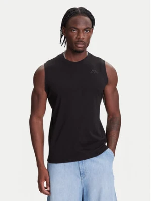 Kappa Tank top Logo Corpo Cadwal 303HZB0 Czarny Regular Fit