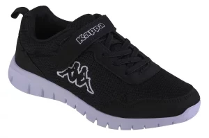 Kappa Valdis K 260982K-1110, Dla dziewczynki, Czarne, buty sneakers, przewiewna siateczka, rozmiar: 32