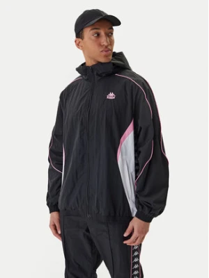 Kappa Wiatrówka Banda Silas 37222WW Czarny Comfort Fit