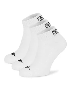 Kappa Zestaw 3 par niskich skarpet unisex KR_GOAL_SS25 (3-PACK) Biały