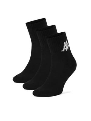 Kappa Zestaw 3 par niskich skarpet unisex Z4444_AW24 (3-PACK) Czarny