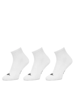 Kappa Zestaw 3 par wysokich skarpet unisex KR_FRESH_SS25 (3-PACK) Biały