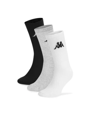 Kappa Zestaw 3 par wysokich skarpet unisex Z4448_AW24 (3-PACK) Kolorowy