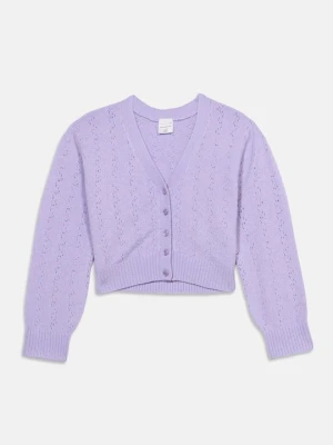 Kardigan Abercrombie & Fitch fioletowy