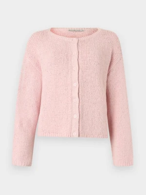 Kardigan Abercrombie & Fitch różowy