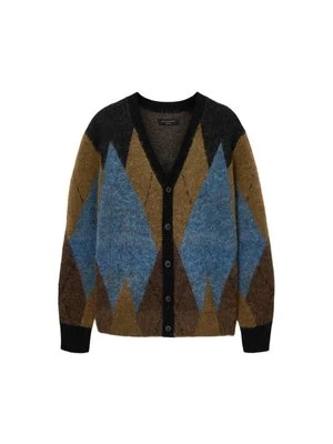 Kardigan AllSaints brązowy