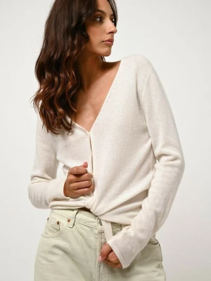 Kardigan AUTHENTIC CASHMERE biały