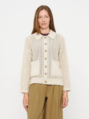 Kardigan Barbour biały
