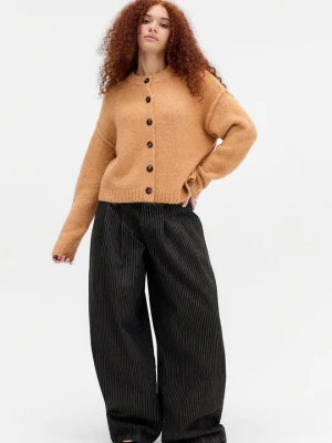 Kardigan BDG Urban Outfitters pomarańczowy