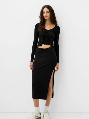 Kardigan Bershka czarny