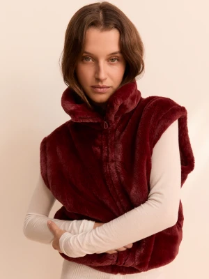 Kardigan bez rękawów z efektem polaru Etam