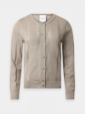 Kardigan Calvin Klein brązowy