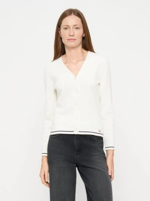 Kardigan Calvin Klein Jeans mleczny