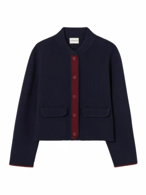 Kardigan CLAUDIE PIERLOT granatowy