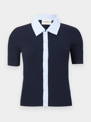 Kardigan CLAUDIE PIERLOT granatowy