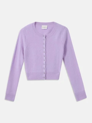 Kardigan CLAUDIE PIERLOT liliowy