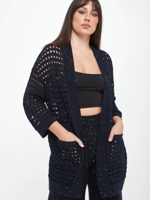 Kardigan damski ażurowy JOSEPH RIBKOFF
