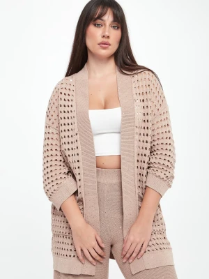 Kardigan damski ażurowy JOSEPH RIBKOFF