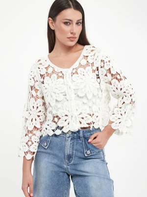 Kardigan damski ażurowy JOSEPH RIBKOFF