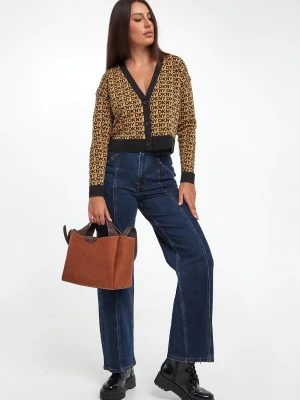 Kardigan damski logowany DKNY