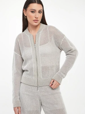 Kardigan damski lureksowy PESERICO