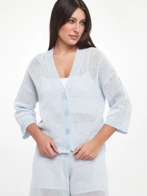 Kardigan damski lureksowy PESERICO