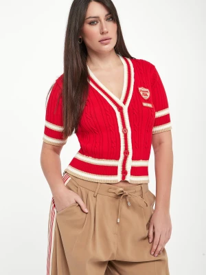 Kardigan damski z krótkim rękawem ERMANNO FIRENZE