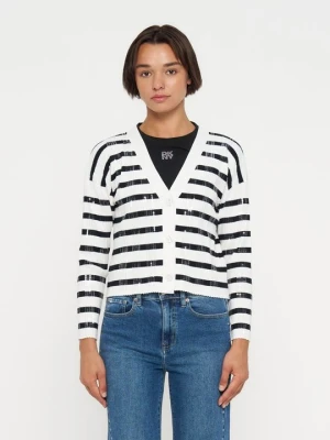 Kardigan DKNY czarny