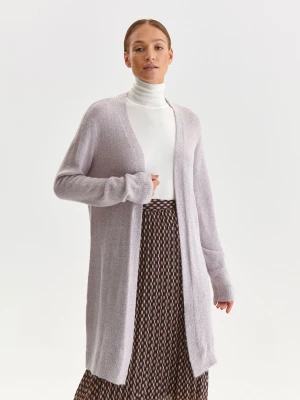 Kardigan długi rękaw fioletowy - SSW3497FI kardigan długi rękaw - TOP SECRET - Odzieżowy sklep internetowy TOP SECRET