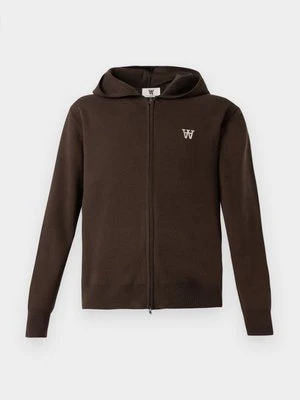 Kardigan Double A By Wood Wood brązowy