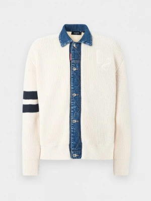 Kardigan Dsquared2 mleczny