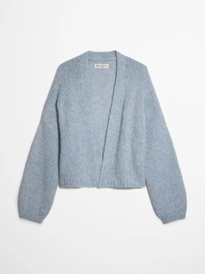 Kardigan Fluffy – fason regular Marc O'Polo modrá