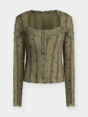 Kardigan Free People brązowy