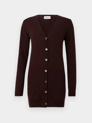 Kardigan Just Cashmere brązowy