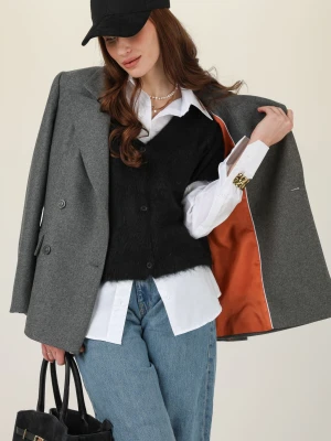 Kardigan / kamizelka Lena - moher i wełna LAÏF