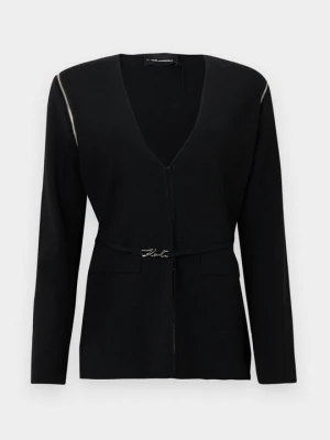Kardigan KARL LAGERFELD czarny
