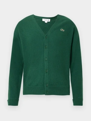 Kardigan Lacoste zielony