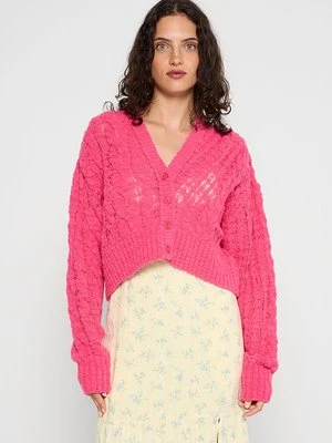Kardigan MOSCHINO różowy