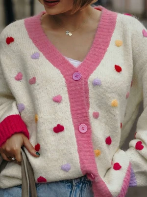 Kardigan na guziki Fluffy Love S/M