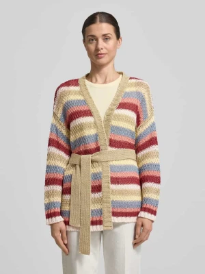 Kardigan o kroju loose fit z czystego lnu model 'BONITO' Weekend Max Mara