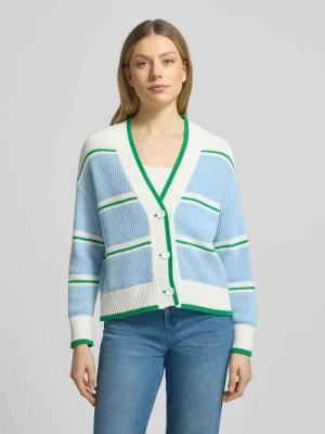 Kardigan o kroju regular fit w dzianinowym wyglądzie Marc Cain